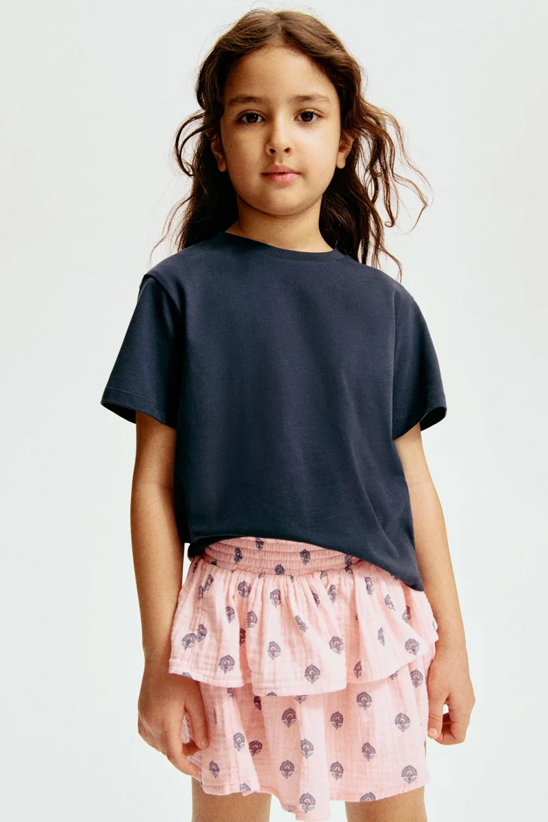 H&M Tiered muslin skirt