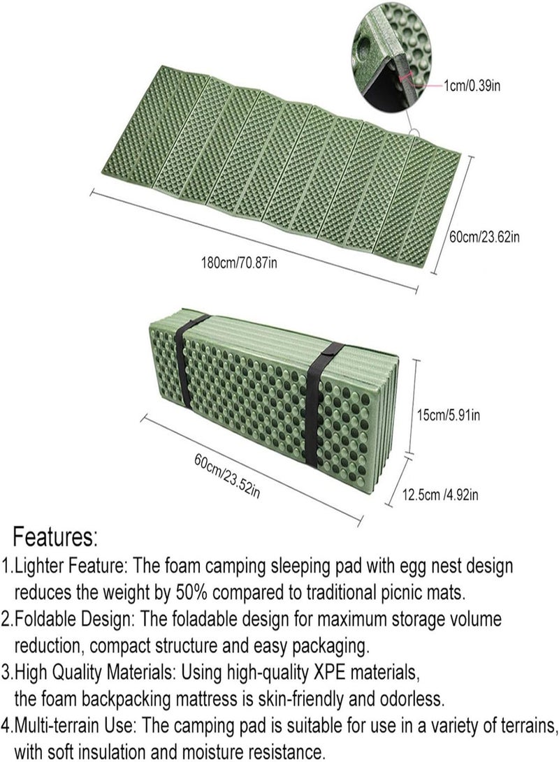 GGOOT Camping Sleeping Pad, Egg Nest Shape Sleeping Mat, Camping Sleeping Pad, Super Soft Ultralight Waterproof Camping Mattress For Backpacking, Hiking, Tent, Traveling - Image 2