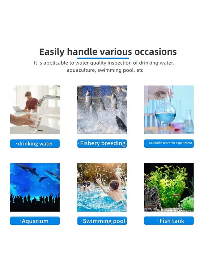 Online Water Quality Tester pH/ORP/EC/TDS/SALT/S.G/CF/Temperature APP Tester 8-in-1 WIFI and Data Transfer for Pools Aquariums - Image 5