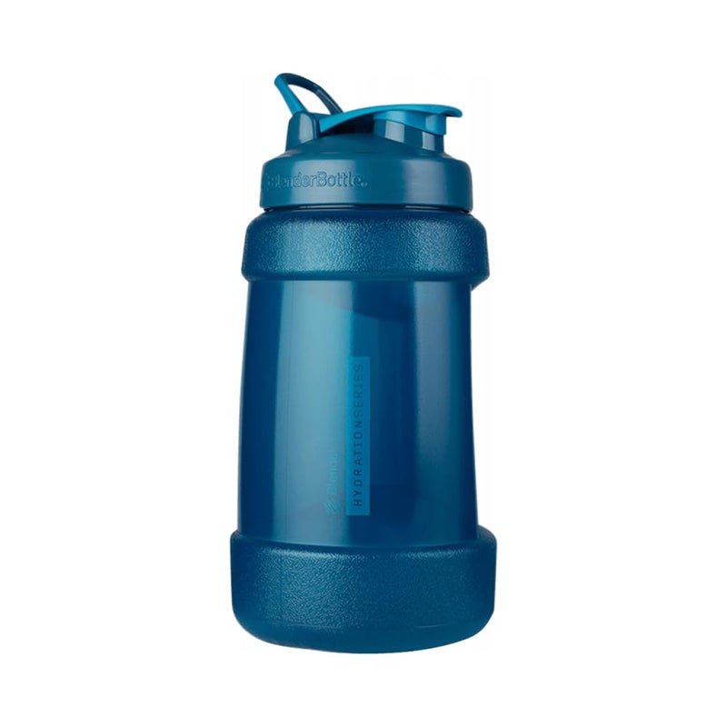 BlenderBottle Half Gallon Water Bottle, Koda Large Water Jug, 74-Oz, Blue, 2.2-Liter - Image 1
