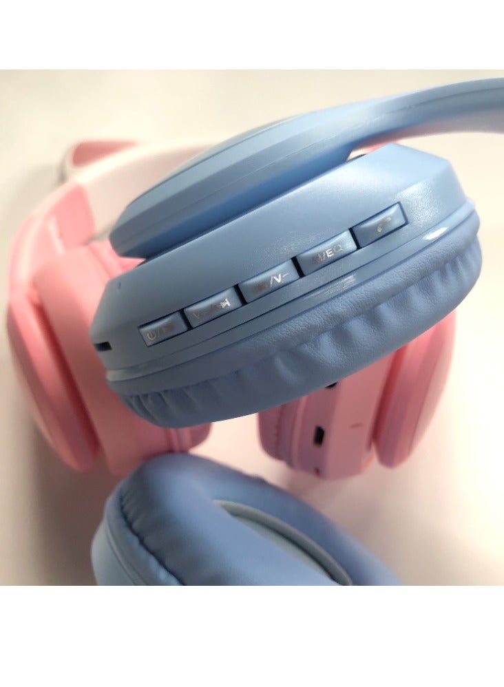 Wireless Cat Ear Design Bluetooth Stereo Headphone - Image 3