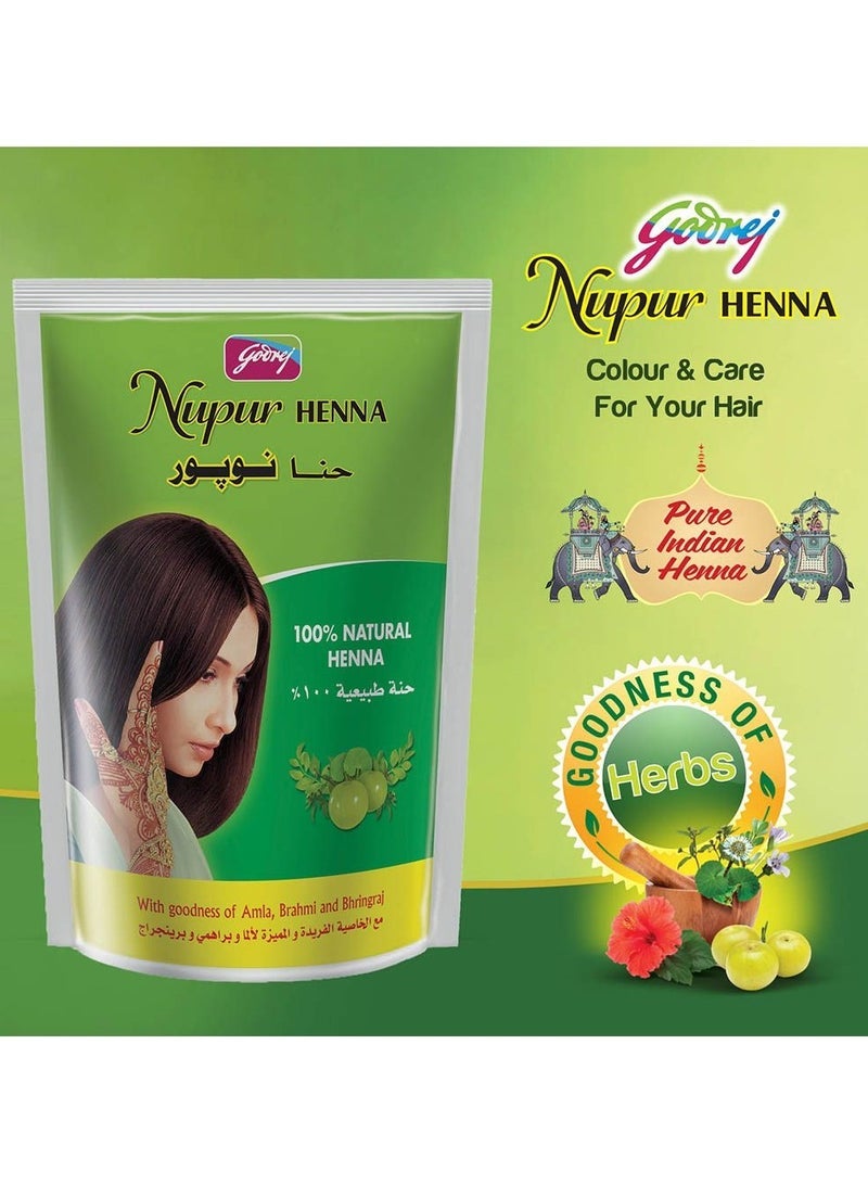 NUPUR Godrej Nupur 100% Natural Henna 100grams - Image 2