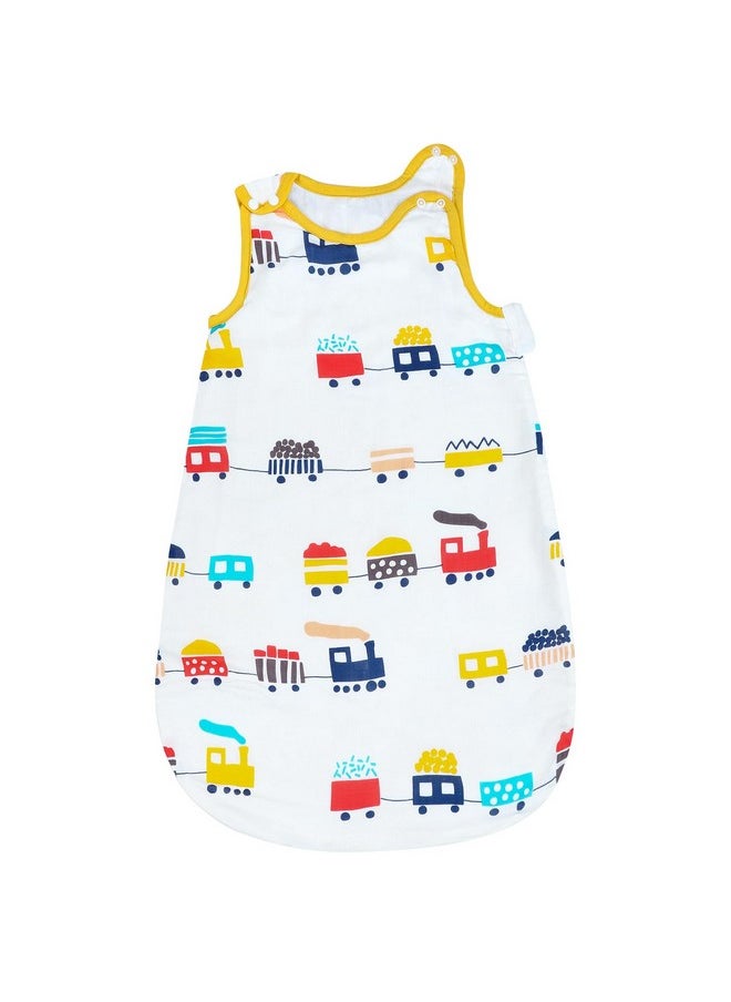 MooMoo Baby - Summer Sleep Sack Muslin Wearable Blanket With 2-Way Zipper Swaddle Transition Sleeping Bag Sleeveless - Image 1