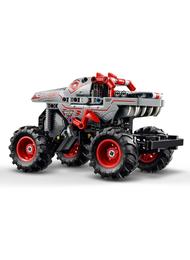LEGO LEGO Monster Jam ThunderROARus Pull-Back Building Toy Set 42200  - Image 3