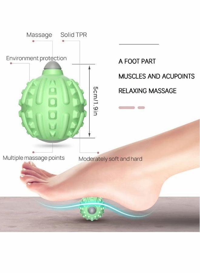إسكدنيا كرة المساج، كرة مساج مزدوجة رأس قابلة للاستبدال مع نتوءات - Image 5