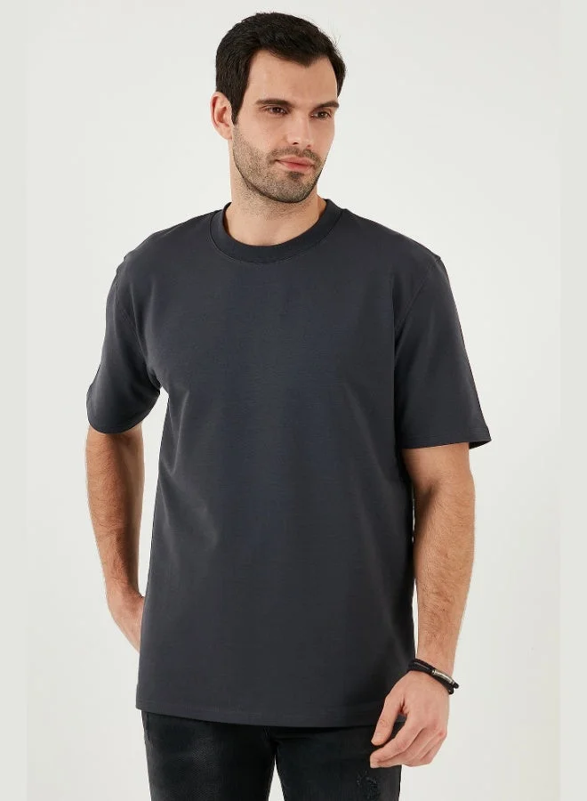 Buratti  Buratti Cotton Crew Neck Relaxed Fit Basic T Shirt Men's T SHIRT 5902610 for Men | Best Price UAE