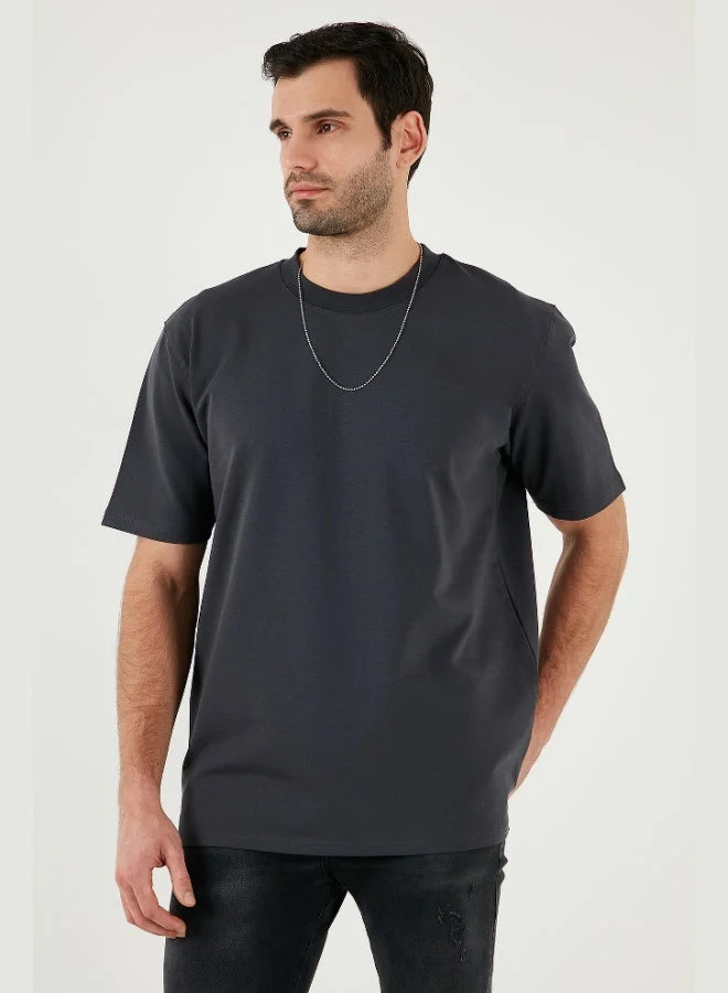 Buratti  Buratti Cotton Crew Neck Relaxed Fit Basic T Shirt Men's T SHIRT 5902610 for Men | Best Price UAE