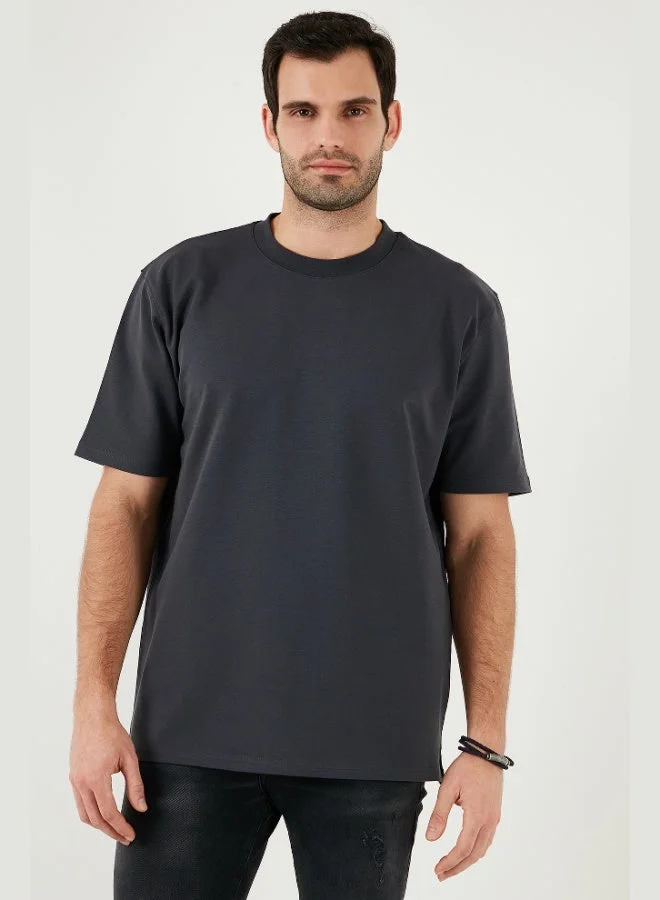 Buratti  Buratti Cotton Crew Neck Relaxed Fit Basic T Shirt Men's T SHIRT 5902610 for Men | Best Price UAE