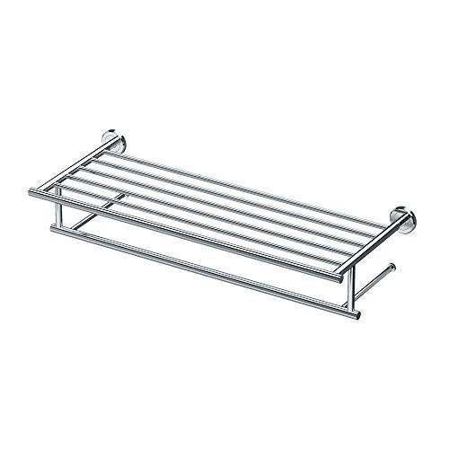 Gatco 4247 Latitude II 24Inch Towel Rack with Bar Wall Mounted Bathroom Towel Rack Chrome - Image 1