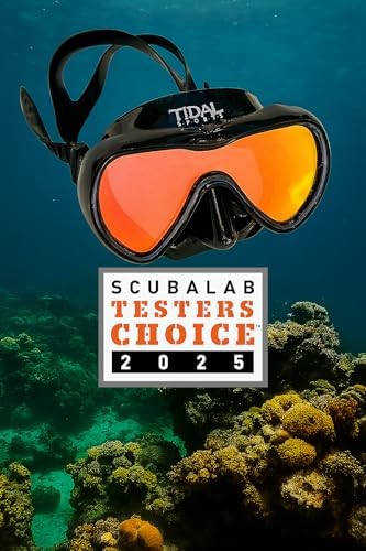 Pro Shot Tidal Mask - Advanced Anti Fog Diving Mask for Scuba Diving, Snorkeling, and Free Diving. Wide-Angle Single Lens. Best Anti Fog Scuba Mask, Snorkel Mask, Dive Mask for Adults. (Black/Tinted Lens). - Image 4