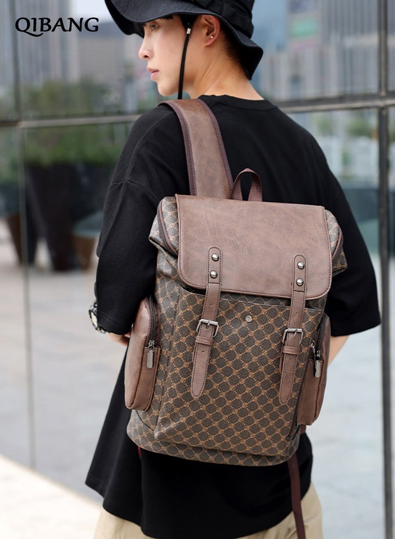 QIBANG 2026 NEW Laptop Backpack for Men Luxury Anti-Theft Travel Backpack Casual Business Waterproofing Computer Bag - Image 3