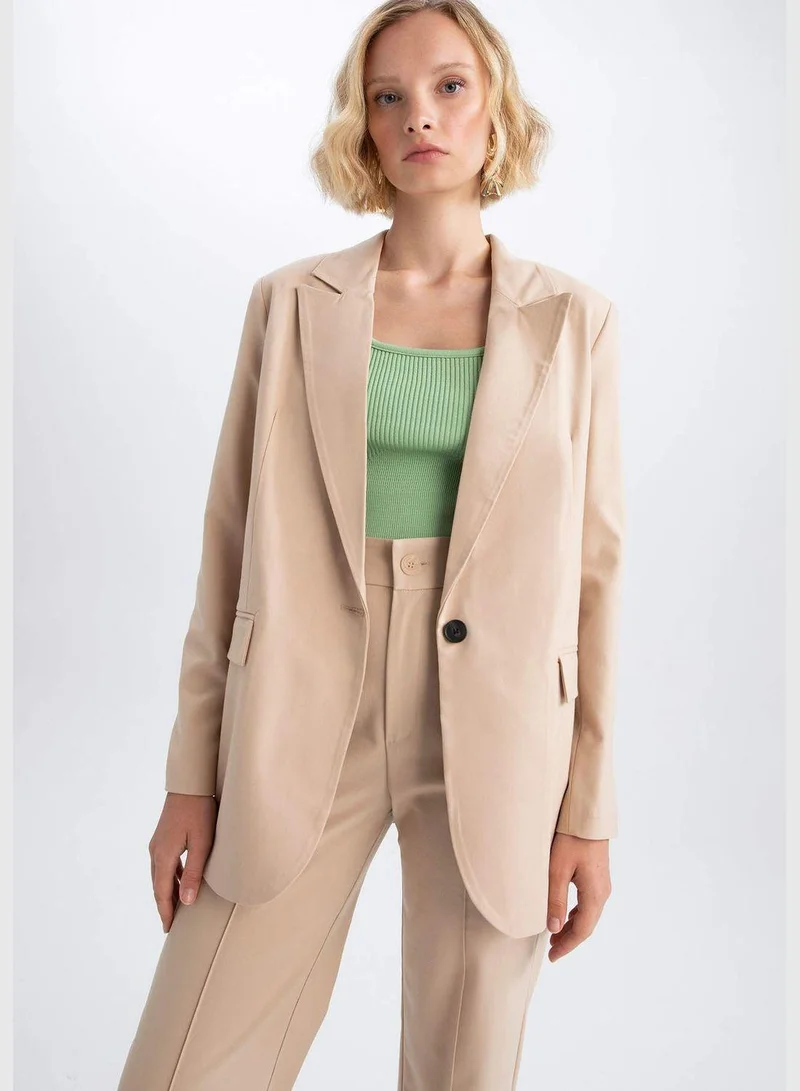 DeFacto Woman Oversize Fit Regular Long Sleeve Blazer