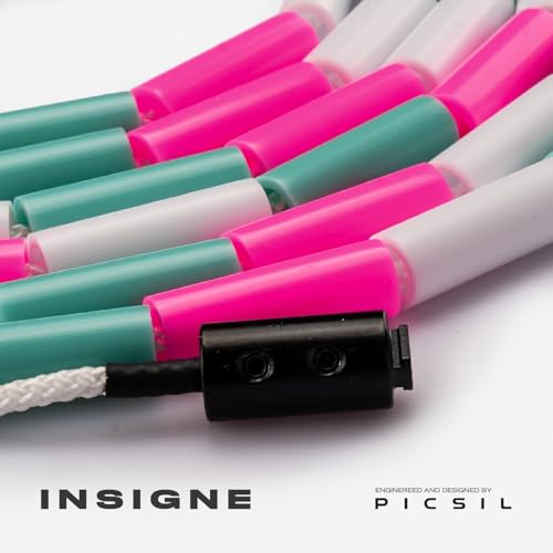 Picsil Insigne Jump Rope, Versatile Speed Rope in 3 Modalities, Fast, Weighted or Crossover Jump Rope, Adaptable to Any Type of Training From Speed to Strength Work (Sky, Crossover) - Image 2