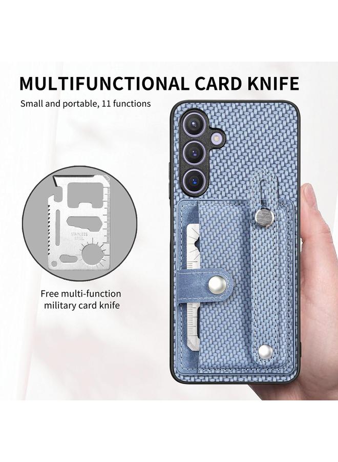 اس-توب جراب لهاتف Samsung Galaxy S22 Ultra 5G مزود بمسند معصم ومحفظة وغطاء خلفي للهاتف مع سكين أداة - Image 3