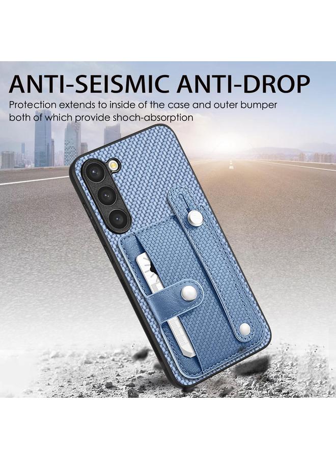 اس-توب جراب لهاتف Samsung Galaxy S22 Ultra 5G مزود بمسند معصم ومحفظة وغطاء خلفي للهاتف مع سكين أداة - Image 4