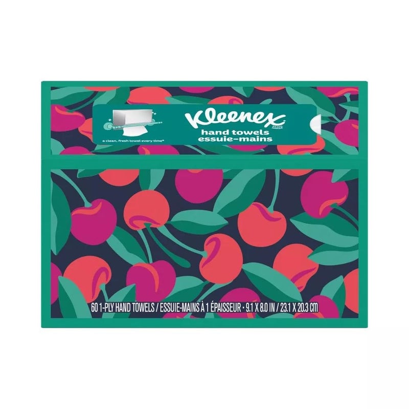 Kleenex Hand Towels - 1 Box of 60 White Hand Towels in a Dispenser Box - Packaging may vary - Image 1