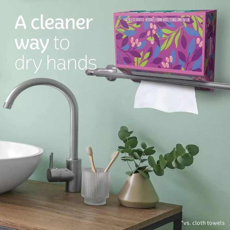 Kleenex Hand Towels - 1 Box of 60 White Hand Towels in a Dispenser Box - Packaging may vary - Image 5