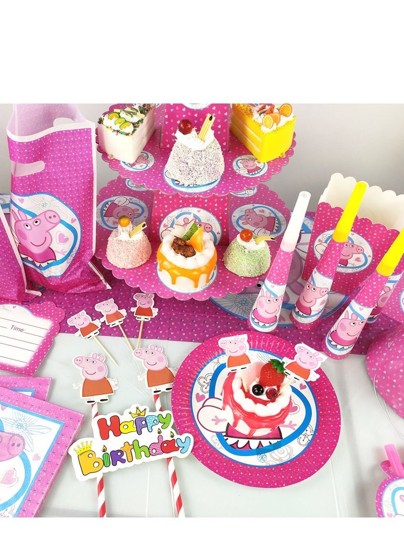 Brain Giggles Peppa Pig Theme Disposable Tableware - Image 2