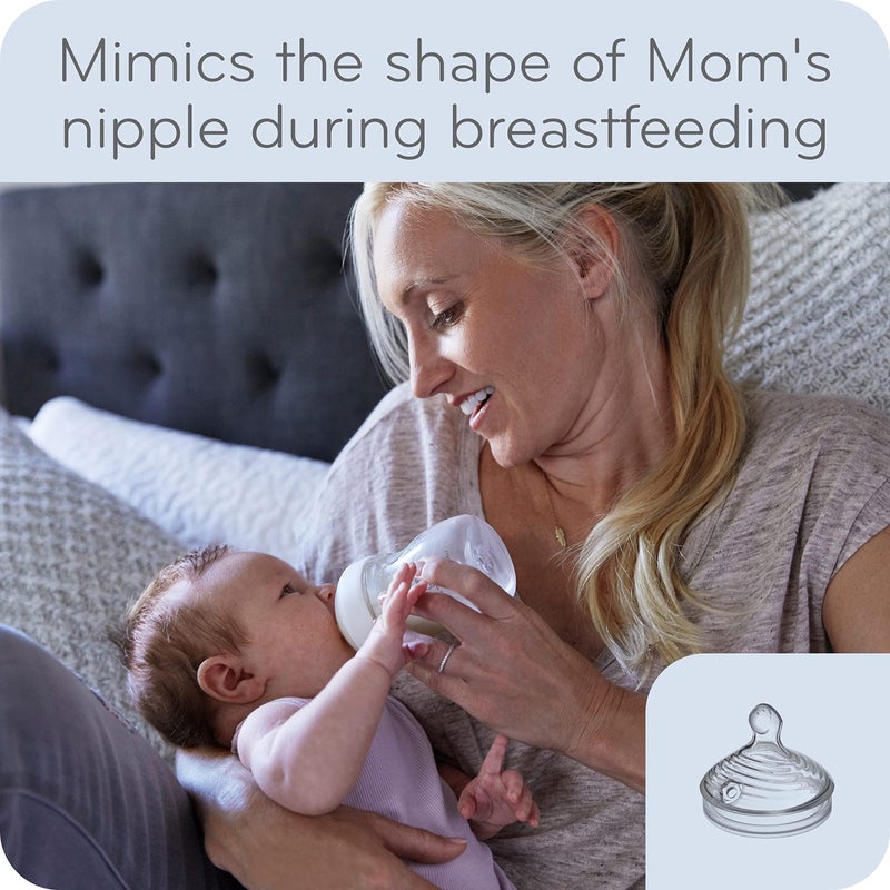 NUK Simply Natural Baby Bottle with SafeTemp - Image 3