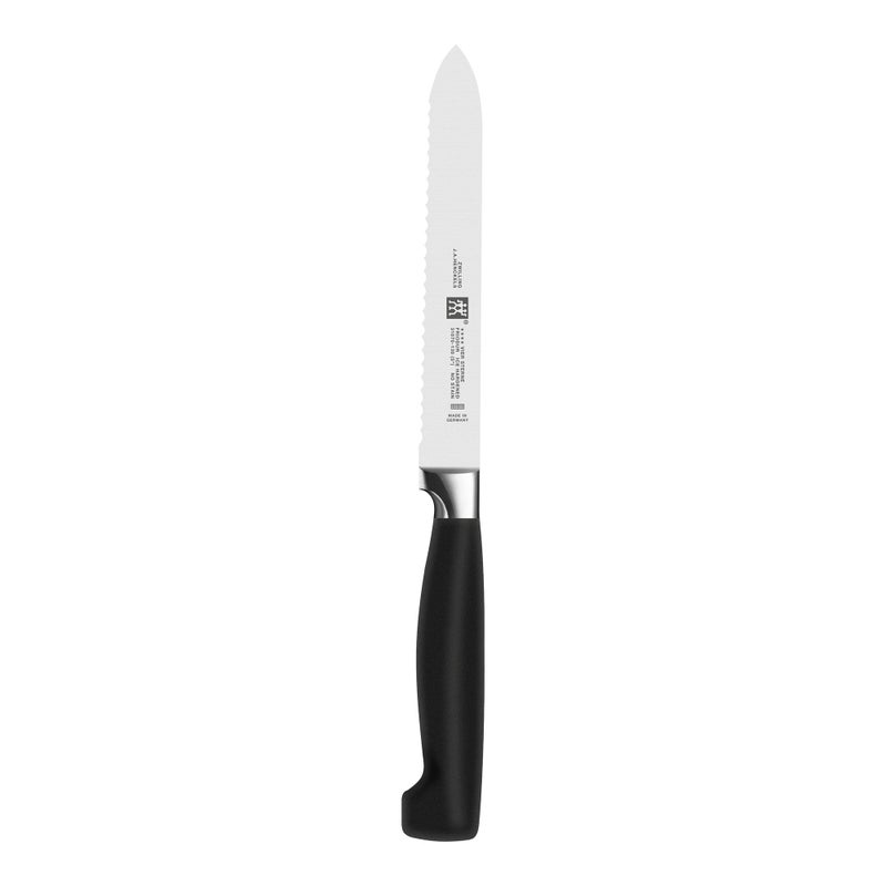 ZWILLING Four Star 5-inch Serrated Utility Knife - Image 1