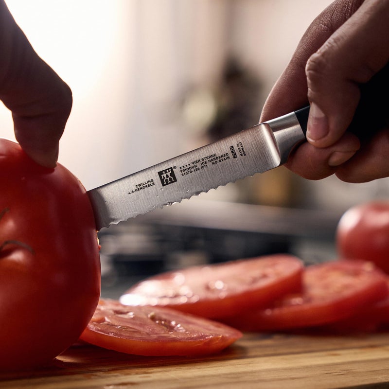 ZWILLING Four Star 5-inch Serrated Utility Knife - Image 5