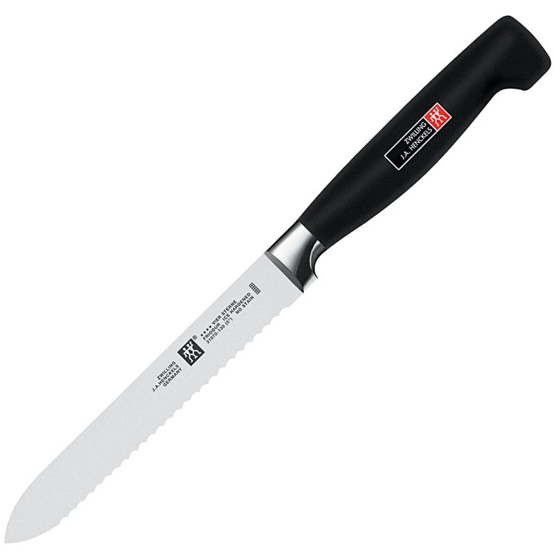 ZWILLING Four Star 5-inch Serrated Utility Knife - Image 4