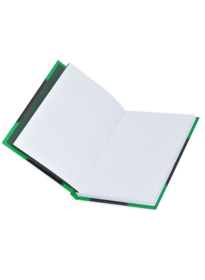 FIS Hard Cover Notebook, 2-Quires A6 5mm Square, Black with Colored Corners, Assorted - FSNB5A62QASST (5-Pieces) - Image 3