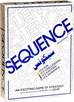 SEQUENCE SEQUENCE Large Board Game: Sequence Creation Strategy Game for 12 Players, Ages 7+ 