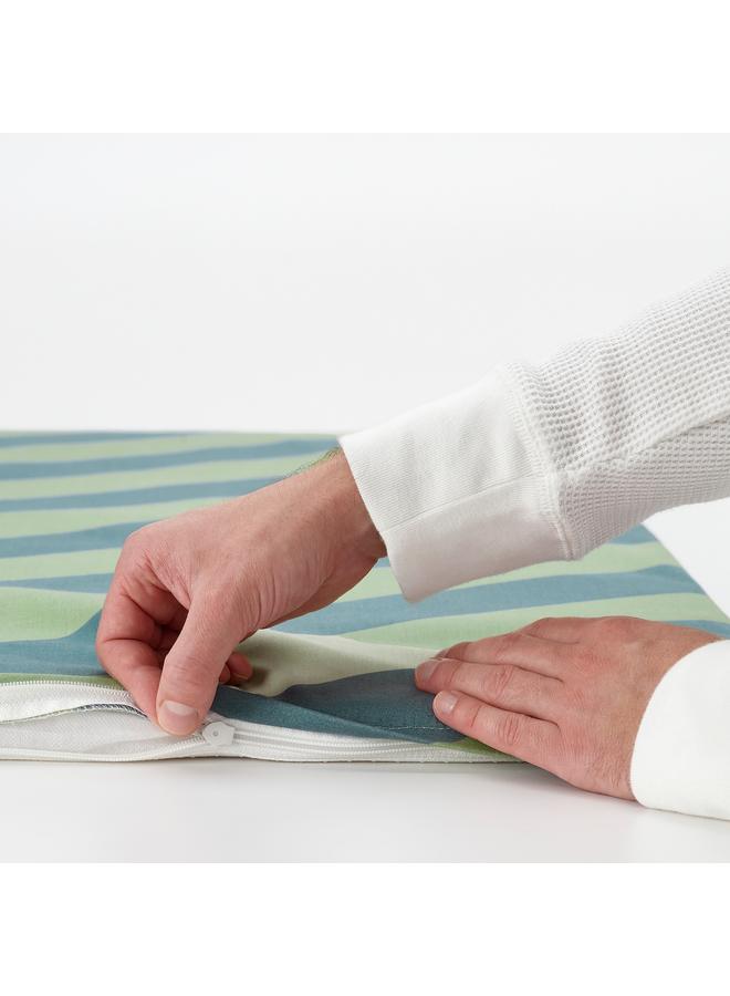 زبون وسادة مقعد، أزرق/أخضر، 90×50×3 سم - Image 3