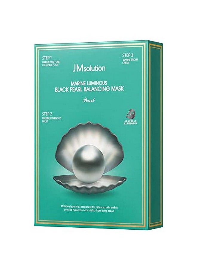 JMsolution Marine Luminous Black Pearl Balancing Mask Pearl 1Pack (10Ea) 3 Step Type  - Image 2
