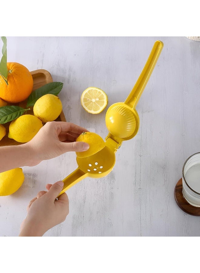Spaceshoop Lemon Squeezer Hand Press Juicer Manual  Rustproof Aluminium Alloy Stainless Steel  Anti Etchant  Portable Citrus Juicer for Squeezing Lemon and Citrus Fruit - Image 3