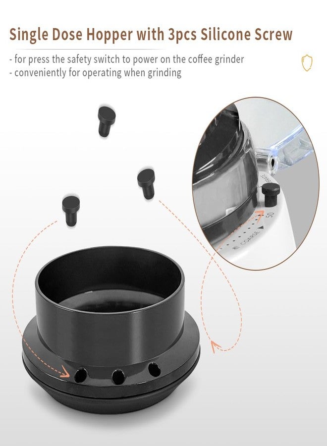 CAFEMASY Single Dose Hopper Compatible with Niche Zero Coffee Grinder Cleaning Tools Zero Retention Silicone Bellow Blower - Image 3