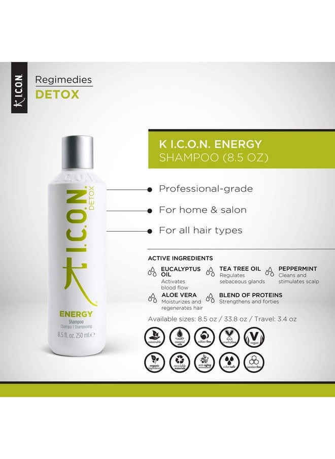 I.C.O.N. - Icon Energy Detoxifying Shampoo 8.5 Oz - Image 1