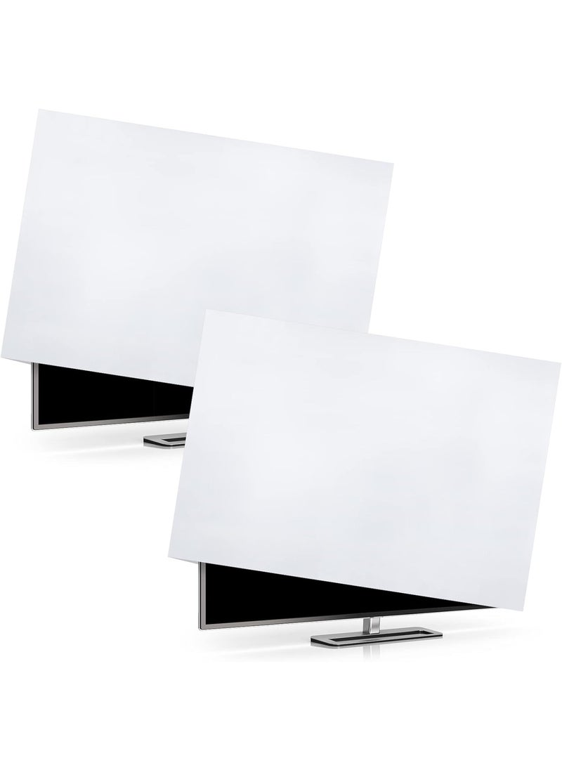 Sosation 2 Pcs TV Cover for Moving Foam Flat Screen Cover Waterproof and Weatherproof Protection Supplies 30 x 40 Display Screen Protector for TV Moving Storage or Renovation Fits to 43  - Image 1