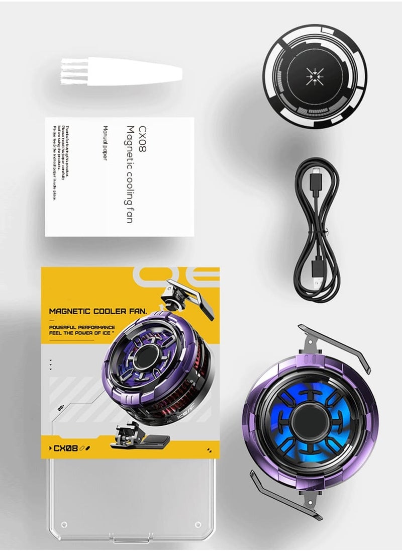 Memo - MIMO CX08 20W Rechargeable Dual Gear Mobile Phone Cooling Fan Gaming Cooler Fan Mobile Phone Cooling Fan - Image 1