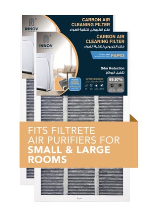 Air Purifier Filter Replacement. True HEPA Premium Allergen, Bacteria, & Virus with carbon filtering layer. 53.5 cm x 29.5 cm (21 in. x 11.6 in.),2-Pack. Works with Devices: FAP-03 - pzsku/Z2FACBEEBF908CE4216D3Z/45/1746434482/7bb5318b-b9c7-44ac-8e2c-4da79c96067f