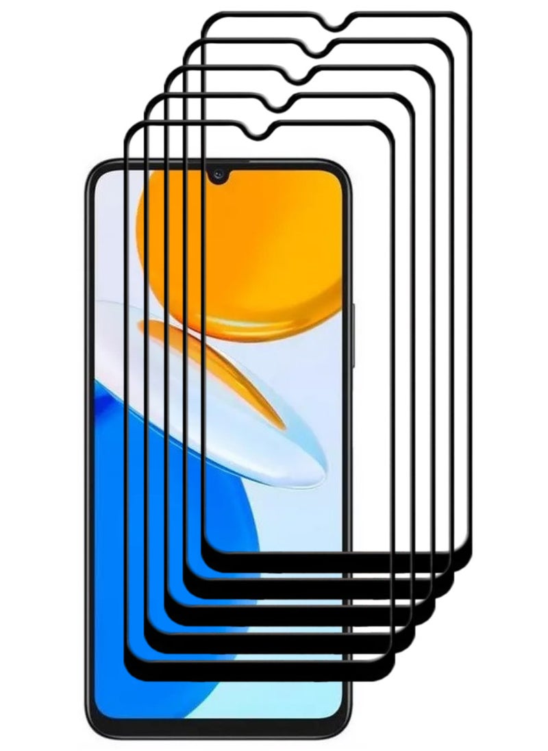 ACLIX 5 Pieces Antistatic ESD Dustproof Premium Quality High Definition Tempered Glass Screen Protector Designed For Honor X7 - Image 1