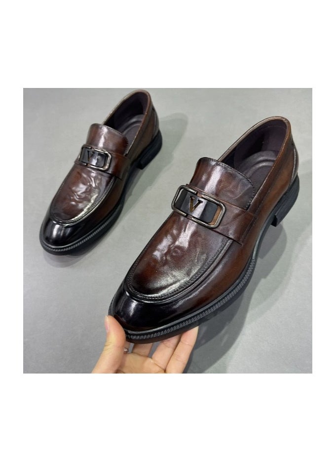 KUYING - New Men's Business Leather Shoes - Image 1