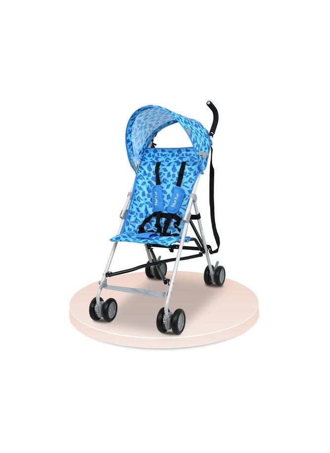 Nurtur Rex Buggy Stroller Multicolor Lightweight Stroller with Compact Fold Canopy Shoulder Strap 6 to 36 monthsMulticolor Official Product  - Image 1