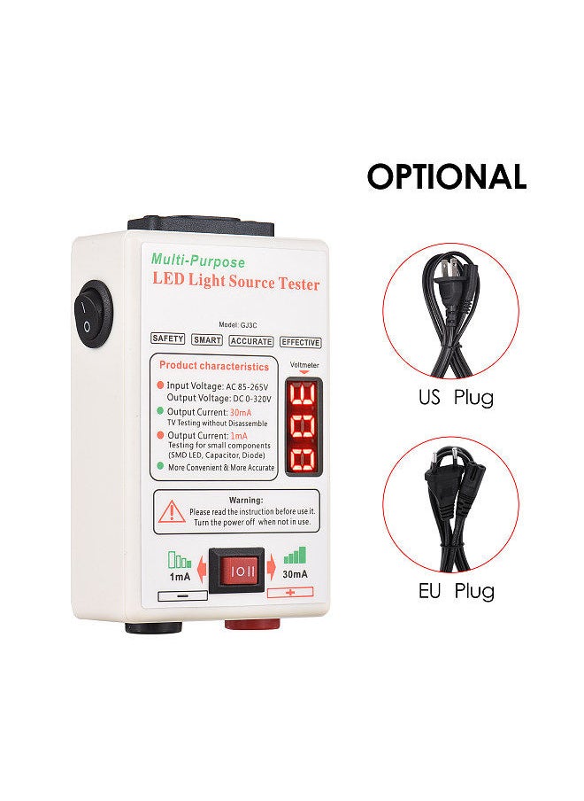 Generic - Voltage Test 1mA/30mA Convertible LED Backlight Tester Screen LED LCD TV Back Light Tester Meter Lamp Beads Light Board Test Strip Bead Diode Testing Repair Tool - Image 1