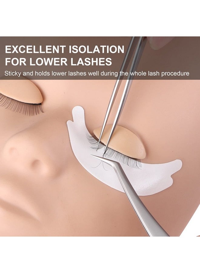 Pretty memory 100 Pairs Foam Eye Pads For Lash Extensions, Lint Free Hypoallergenic Sticky Lash Pads, Under Eye Pads For Lash Extensions, Lash Tech Supplies Must Haves, Latex Free - Image 5