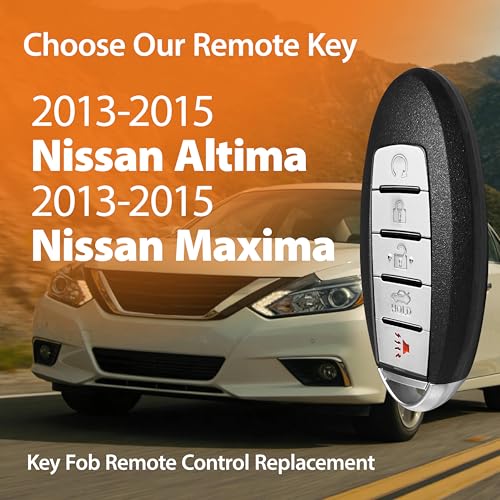 TG Auto Keyless Key Fob Remote Control Replacement for 2013 2014 2015 Nissan Altima Maxima KR5S180144014 433MHz 47 5 Buttons - Image 2