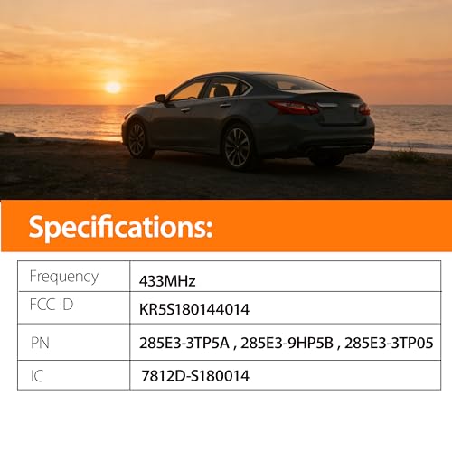 TG Auto Keyless Key Fob Remote Control Replacement for 2013 2014 2015 Nissan Altima Maxima KR5S180144014 433MHz 47 5 Buttons - Image 3