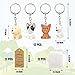 BANBALLON 12 PACK Puppy Dog Party Favors Puppy Key Chain With Organza Bags Thank You Kraft Tags For Back To School Item Birthday Party Favors Backpack Key Decorations Classroom Rewards Dog Theme Supplies - Image 2