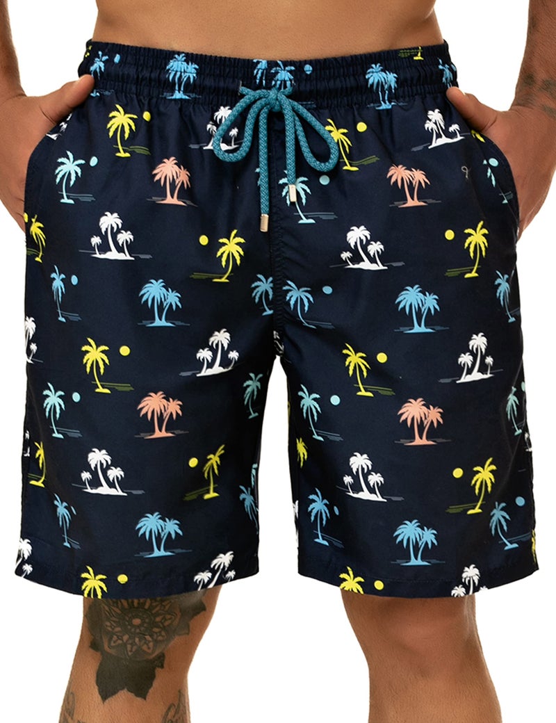 KAILUA SURF Big and Tall Mens Swim Trunks, 9" Mens Designer Bathing Suit Boardshorts - Image 1