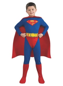 Brain Giggles Brain Giggles Superman Costume for Kids Party Superhero Dress-Up Theme Party Roleplay Costume  - Image 1