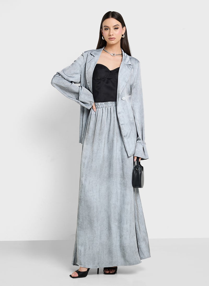 ELLA Printed Jacket & Skirt Set  - Image 1