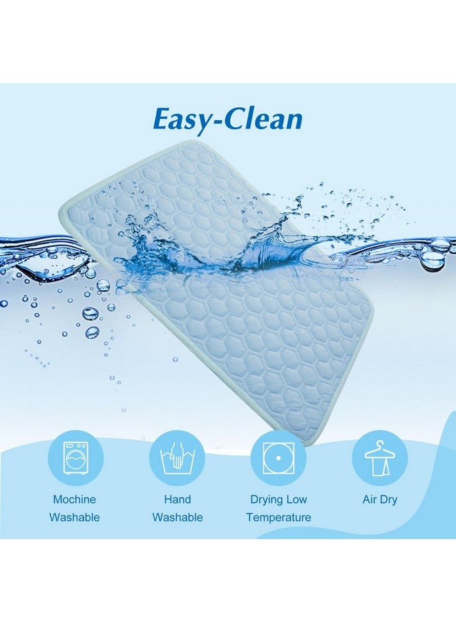 Mannice Upgraded Self-Cooling Mat for Dogs & Cats - Thicken Washable, Non-Toxic, Foldable & Non-Slip Dog Cooling mat Pet Cooling Pad for Indoor, Outdoor, Car Kids and Adults Use- Perfect for Summer - Image 5