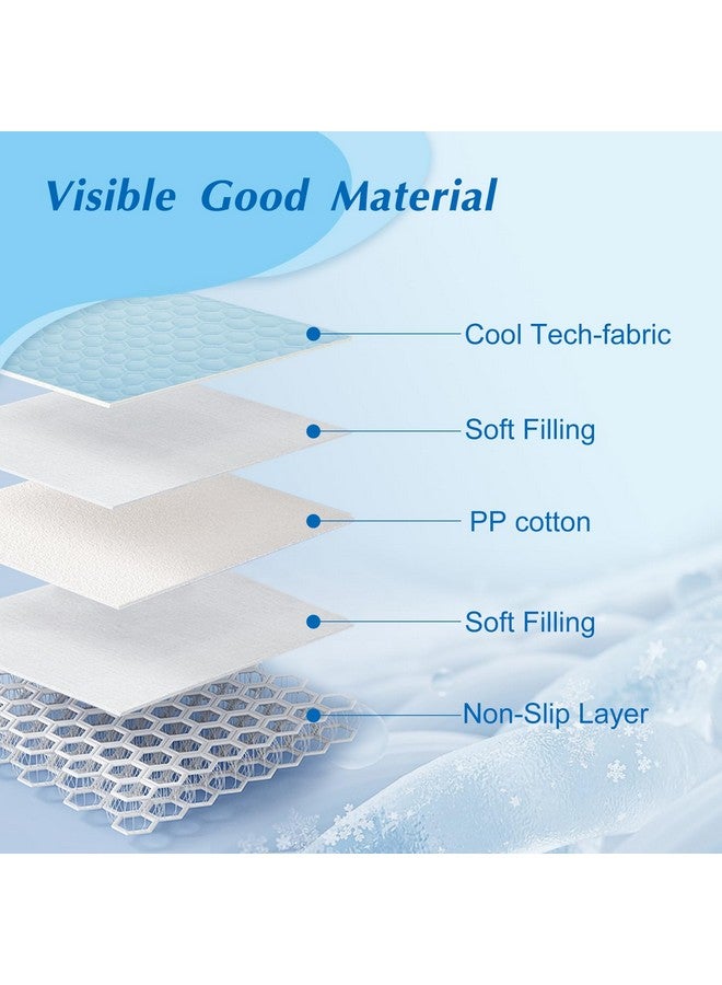 Mannice Upgraded Self-Cooling Mat for Dogs & Cats - Thicken Washable, Non-Toxic, Foldable & Non-Slip Dog Cooling mat Pet Cooling Pad for Indoor, Outdoor, Car Kids and Adults Use- Perfect for Summer - Image 3