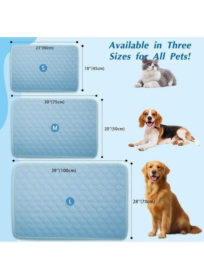Mannice Upgraded Self-Cooling Mat for Dogs & Cats - Thicken Washable, Non-Toxic, Foldable & Non-Slip Dog Cooling mat Pet Cooling Pad for Indoor, Outdoor, Car Kids and Adults Use- Perfect for Summer - Image 4